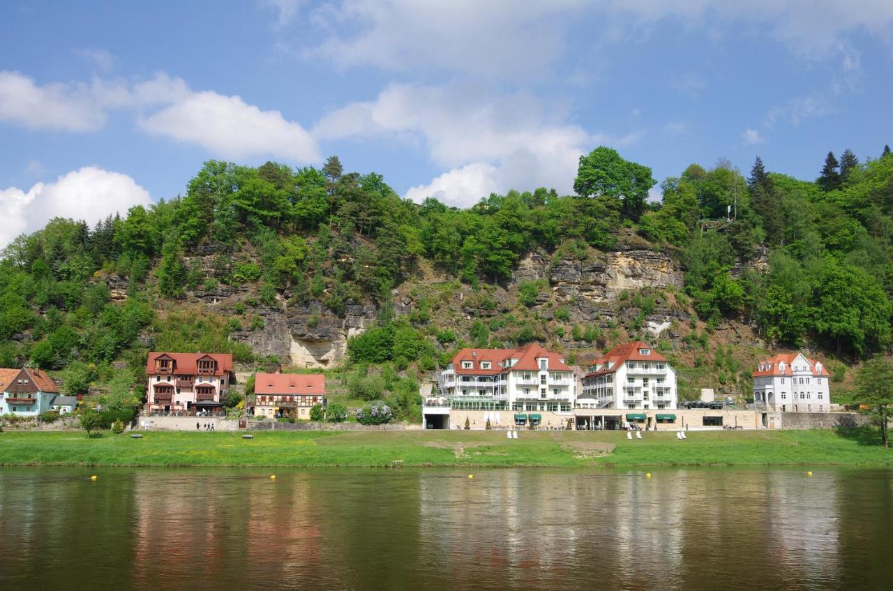 Ferienwohnungen Elbjuwel Rathen Exterior foto